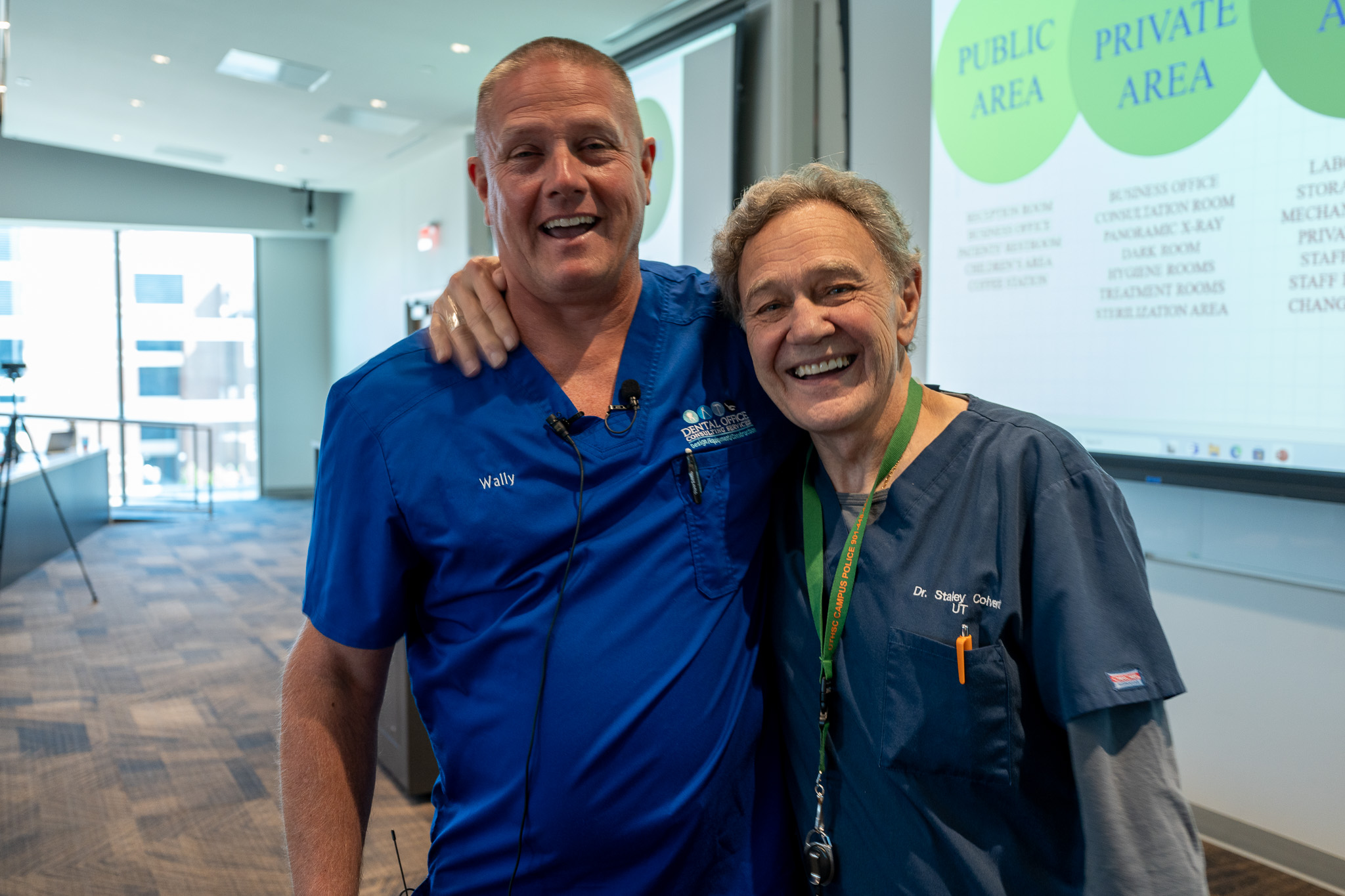 Wally giving a lecture